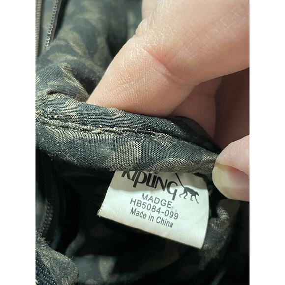 Kipling Madge HB5084-099 Callie Nylon Crossbody Handbag Black - Picture 13 of 14